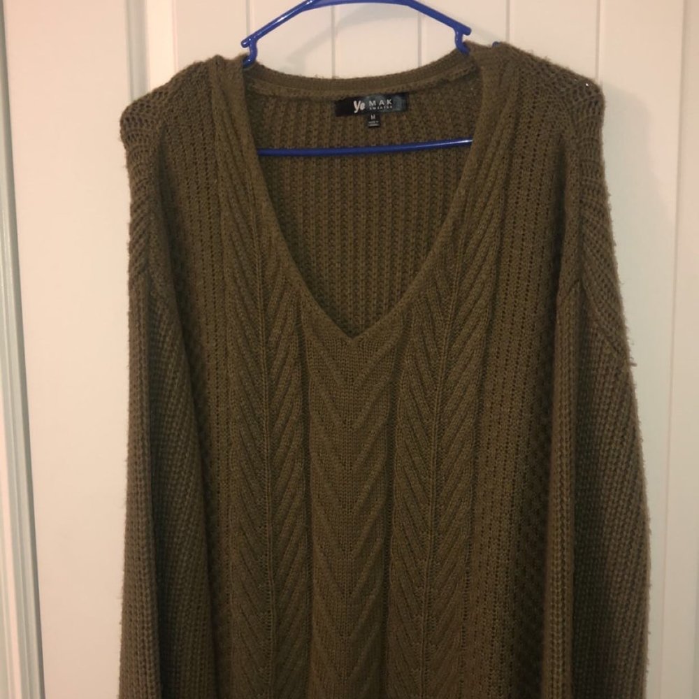 Army Green Sweater